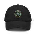 Via Grace Studio - Embroidered Distressed Dad Hat